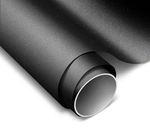 Image of ColorFusion PPF by VViViD, Matte Stealth Metallic Black Dry Apply PPF Vinyl Car Wrap Roll 10ft x 5ft