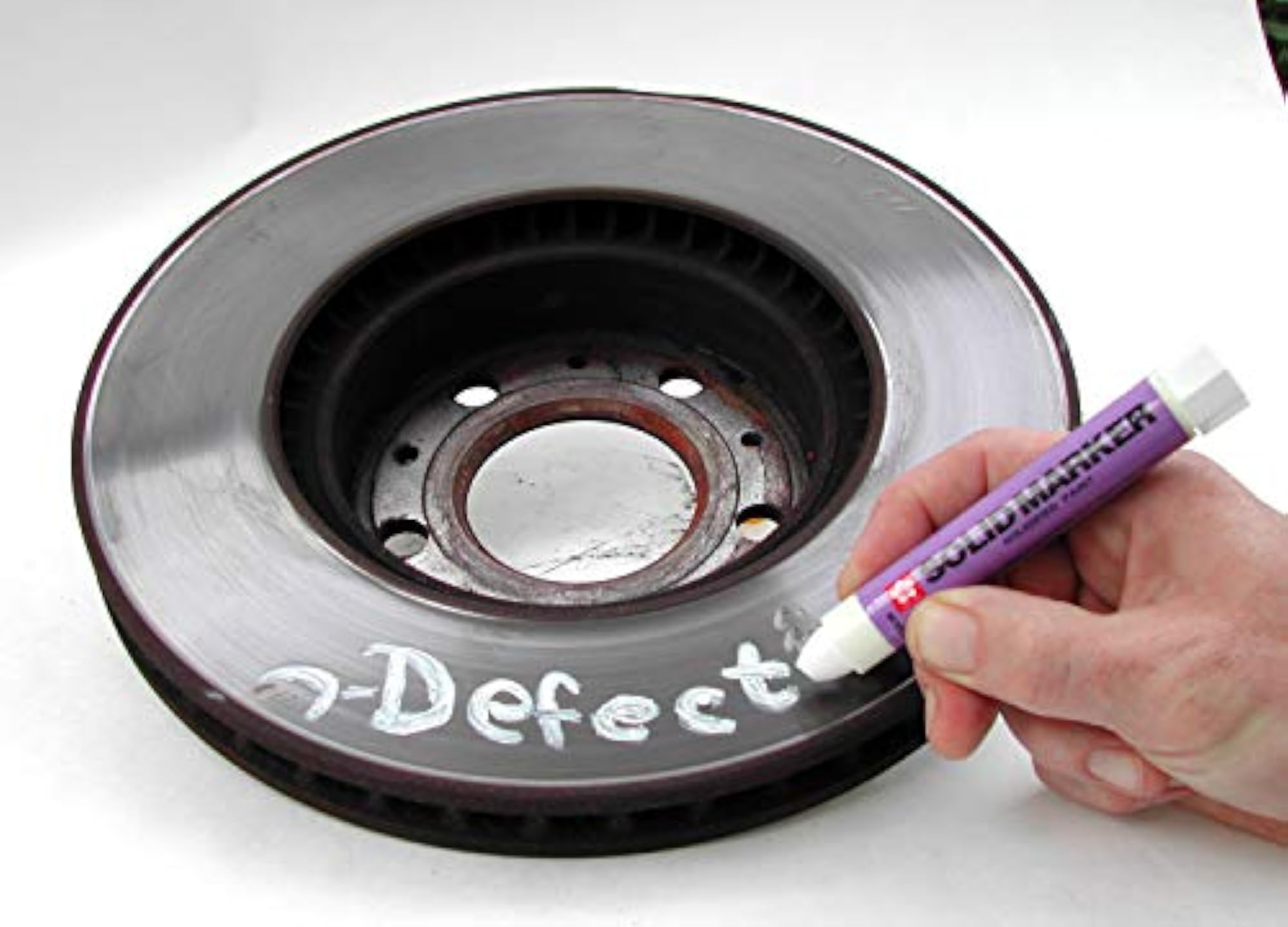 Solid Paint Marker for High Temperature Applications
