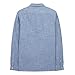 PS by Paul Smith Mens LS Casual FIT Shirt PS Happy, Light Blue, Small
