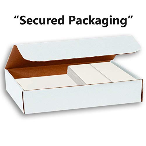 Hamilco Blank Greeting Cards and Envelopes 5x7 Folded Cream Card stock 80 lb Cover 100 Pack