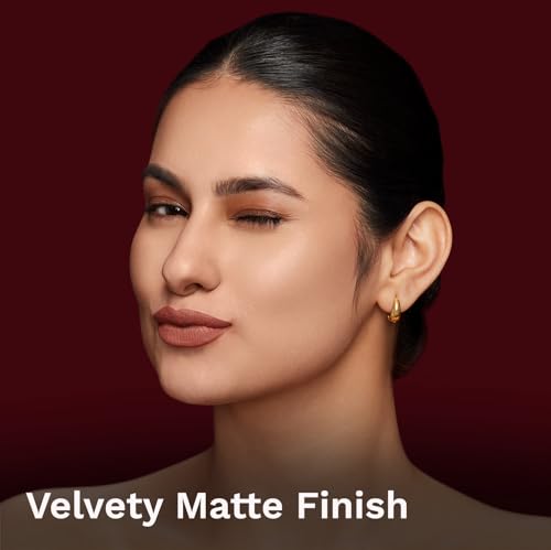 Image of Pilgrim Matte Bullet Lipstick Intense Colour Transferproof & Smudgeproof Mocha Bliss-04