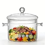 Ideal Choice: Crafted from food-grade borosilicate glass, 100% lead-free, offering superior health and safety compared to plastic or metal materials. Available in three sizes and capacities: 1.35L, 1.5L, and 1.9L. Perfect for brewing fruit tea, heati...