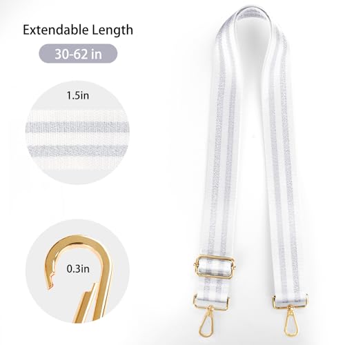 Image of Purse Straps Replacement Crossbody Straps for Purses,Wide Shoulder Strap for Bags Extender Guitar Straps for Handbags