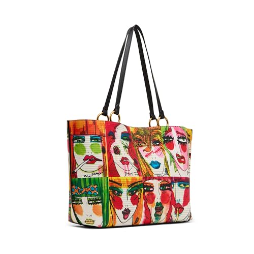Betsey Johnson Artwork Faces Tote miniatura 2