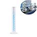 Pixnor 100ml Transparent Plastic Graduated Cylinder