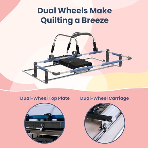 Cutie Breeze Table Top Hoop Quilting Frame | Beginner Frame for Domestic Machines | Portable Quilting Table, Hoop Frame, and Quilting Supplies