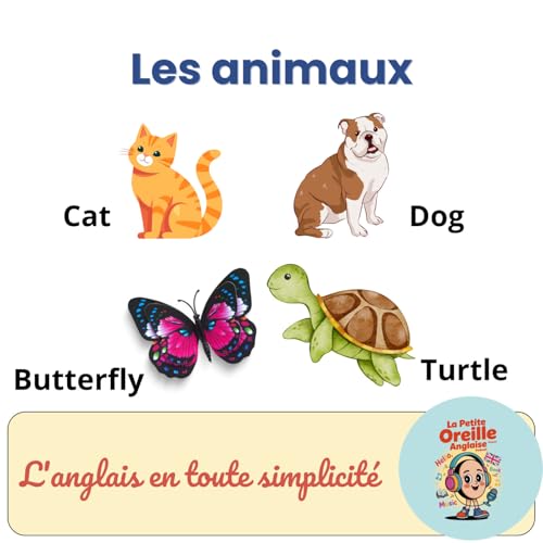 『Les animaux en anglais』のカバーアート
