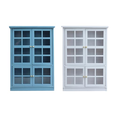 Mueble en miniatura de madera para maquetas de casas de muñecas y figura modelo a escala 1/12 4