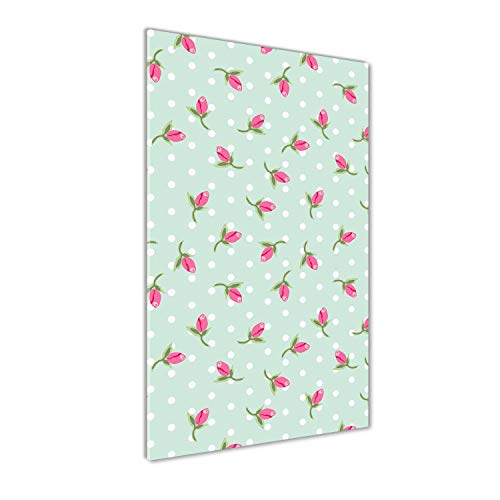 Impression sur verre acrylique Tulup déco mural de roses - 2