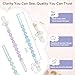 Iwooduubb Silicone Pacifier Clip Holder with One-Piece Beads, 4 Packs Soft Flexible and Rust-Free Binky Pacifiers Clips for Teething Relief Baby Essentials Accessories, Safe for Boy and Girl
