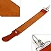 Straight Strops,Genuine Leather Strop Strap Barber Straight Folding Knife Shave Sharpener Sharpening Belt for Barber Hair Removal Straight