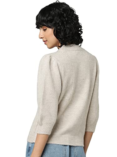 Image of Only Women's Acrylic Blend Round Neck Sweater