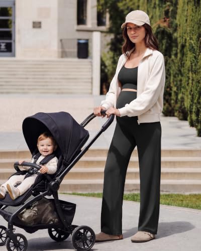 Image of G4Free EverGoing Maternity Pants Over the Belly Pregnancy Work Trousers