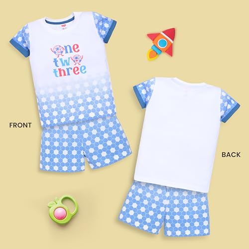 Image of LuvLap Baby Boys Full Sleeve Sweatshirt & Pyjama
