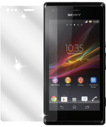 dipos Films de Protection d'écran pour Sony Xperia M/M Dual (2 unités) - Transparent Film de Protection d'ecran