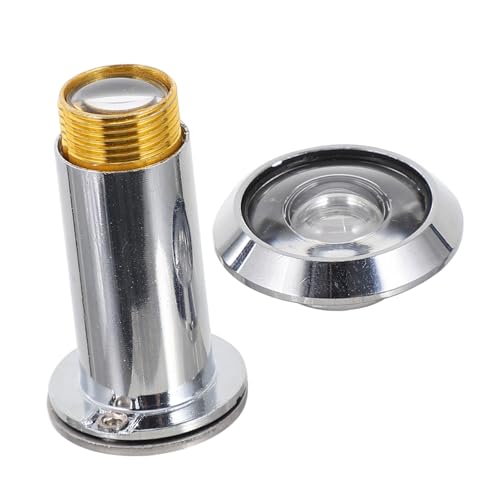 SOPOTUTU Œil-de-bœuf De Porte Avec Couvercle, Œil De Sécurité Pour Porte En Bois à Angle Large De 200 Degrés