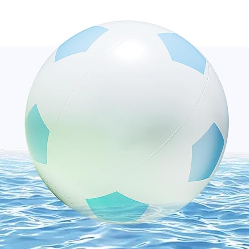 Ballon de Plage Géant | Ballon de foot gonflable d'extérieur 61 cm - d'Activité Aquatique | Pour Famille Extérieur Été Jardin Parc Piscine Plage Fête Vacances Voyage Resort