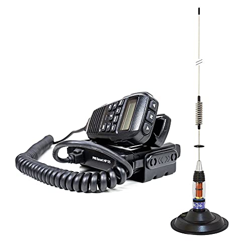 CB-Funkgerät PNI Escort HP 55 ASQ mit CB-Antenne PNI ML70 und 145 mm Magnetfuß inklusive