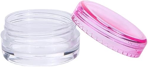 Miniatura 3 de 10 tarros de plástico para crema facial, mini recipientes de loción, pequeños recipientes para artículos de tocador, recipientes vacíos y