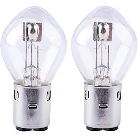 Poweka S2 12V 35/35w Chinese Scooter Light Bulb Fits for 50cc 150cc 250cc Znen Jonway Tank Baron (2 Packs) Cover