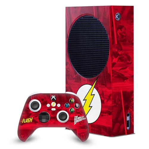 Skin Xbox Series S DC Comics autocollant console et manette protection vinyle Flash