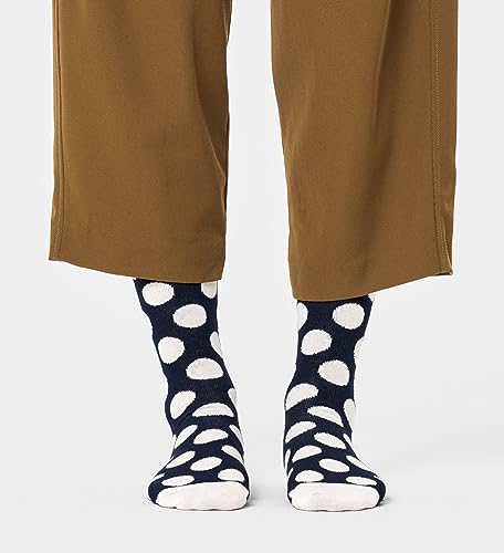 Happy Socks Classic Geometric Socks, for Men and Women, made with Sustainable Organic Cotton - Navy, Red and White - size 10-13 - 4-Pack Gift Box3