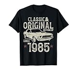 41e anniversaire 1985 Voiture classique T Shirt