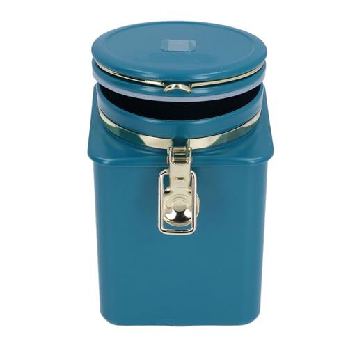 Bewinner Bewinner75i2kp3sfc-12 Boîte à café avec Fenêtre, Récipient de Stockage Hermétique en Acier Inoxydable de 1,1 L pour Grains de café et Moulu, Pot de Cuisine Multifonctionnel pour thé, (GREEN)