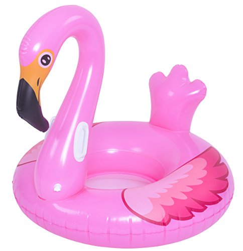 Jilong – opblaasbare stoel Flamingo, roze, 37402