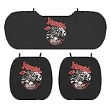 ベビーメタル Babymetal 車の座布団 シートカバー3枚組セット カー用品 カーシートカバー シートクッション 車用座席シート 冷感座布団 アイスシルククールカー 通気性 車ざぶとん 滑り止め付き 前座席用2枚 後部座席用1枚 カーシート