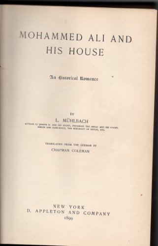 Mohammed Ali and his House: An Historical Romance B000K80RNC Book Cover
