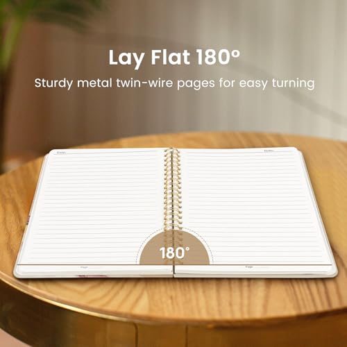 Cahier de notes rigide A5 pour ne plus perdre vos idées grâce aux 140 pages lignées - 5