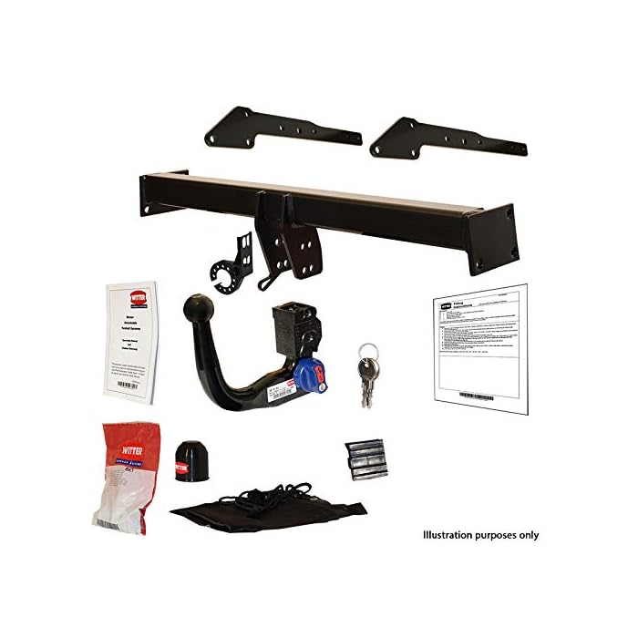 Buy Witter Towbars KA46Q Detachable Swan Neck Towbar for Kia NIRO SUV