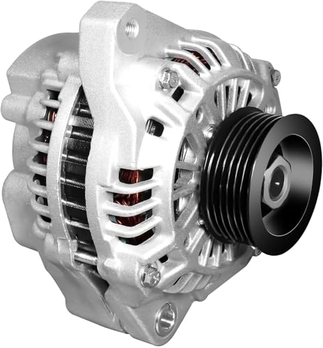 Image of 13893N Alternator L4 1.7L Compatible with Honda Civic, Acura EL 2001-2005, 70A 12V, 06311PLM505RM, 31100-PLM-A01A02, AHGA50, AMT0125, 400-48035, 90-27-3268