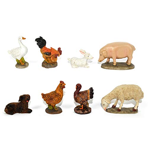 Confezione assortita con pecore di colore bianco in varie posizioni.