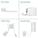 STANSTAR Wall Mount for TP-Link Deco M4/S4 Whole Home Mesh WiFi System, Sturdy Wall Mount Bracket, Cord Management Holder for Deco M4/E4/P9/S4 Without Messy Wires (3 Pack)