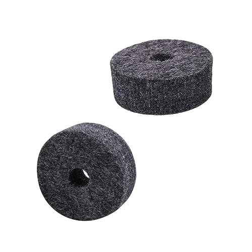 GALPADA Drum Cymbal Accessory Set Durable Felt Washers Silver Grey and Cymbal Sleeves for Optimal Performance in Drum