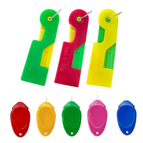 COYUN 8 Pièces Enfile Aiguille, Fil Enfile-Aiguille à Coudre, Point De Croix Enfile-Aiguilles, Passe Fil Couture,Enfileur Aiguille Machine à Coudre, Outil...