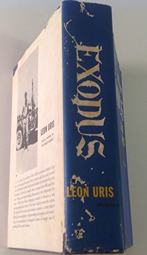 EXODUS By LEON URIS 1958 FIRST EDITION B0032Y1ZAA Book Cover