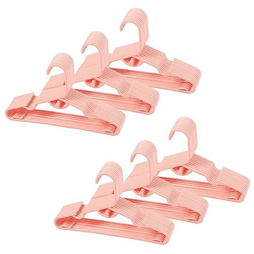 Image of 60pcs Pink Baby Nursery Closet Hangers,Non-Slip Laundry Infant Pant Hanger for Newborn Clothes,Stackable Hangers,Save Space Ultra-Thin Child Coat Hanger for Girl Boy Toddler Kids