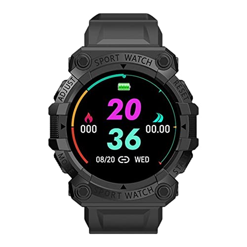 Jikiaci Montre de Remise en Forme | Bracelet d'activité résistant à l'eau - PD68 Smartwatch Fitness Montre pour Femme Homme Compatible avec Téléphone Moniteur de Fréquence Cardiaque, 24+ Modes
