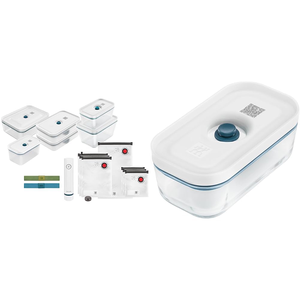 Kit mise sous vide ZWILLING Fresh & Save en verre La Mer de 16 pièces avec boîte S