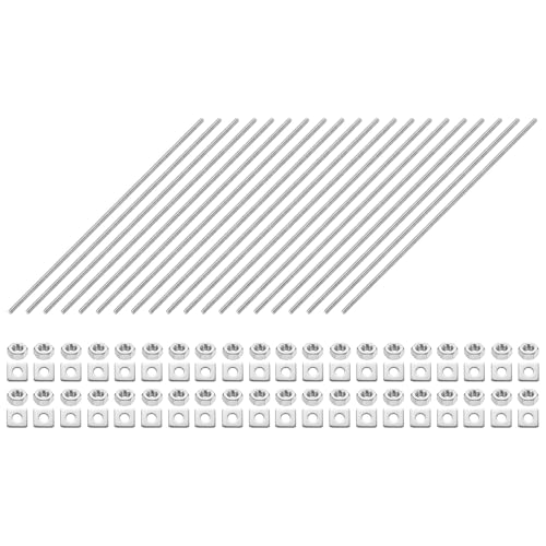 uxcell 20 S˂bh M4-0.7 ˂sb` 200mm XeXX`[ Ep S˂X^bh ibgƃbV[t NvAnK[AU{gp