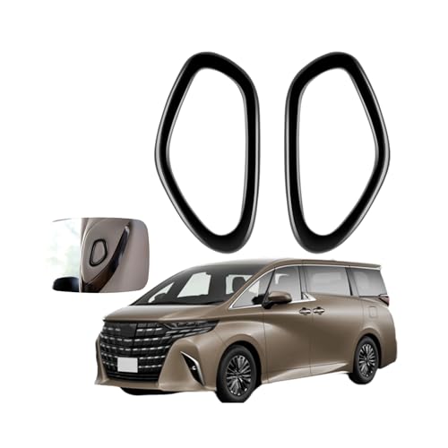 Glealcco 新型 アルファード/ヴェルファイア40系 に適合 アクセサリー カーシートバックフックフレーム シートフックカバー 専用カスタム 内装パーツ (ピアノブラック)