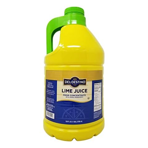 Del Destino Lime Juice From Concentrate with Added Ingredients 1 Gallon Cover