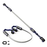 WORKPRO Rechargeable Underhood Work Light, 25inch Long Foldable LED Work Light Bar, 3 Lighting Modes with Adjustable Straps and Hooks, Magnetic Light for Car Repairing/Garage/Workshop/Emergency