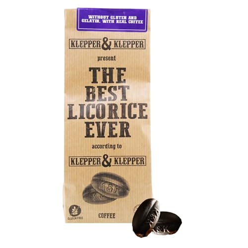 Klepper & Klepper Kaffeelakritz, Glutenfrei und Vegan, 200 g