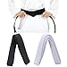 TENYELE 180cm Judo And Taekwondo Belt Karate Belt White Belt Martial Art Belt Long Soft Belt Black Belt For Kids