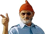 Bill Murray, Steve Zissou - Sticker Graphic - Auto, Wall, Laptop, Cell, Truck Sticker for Windows, Cars, Trucks