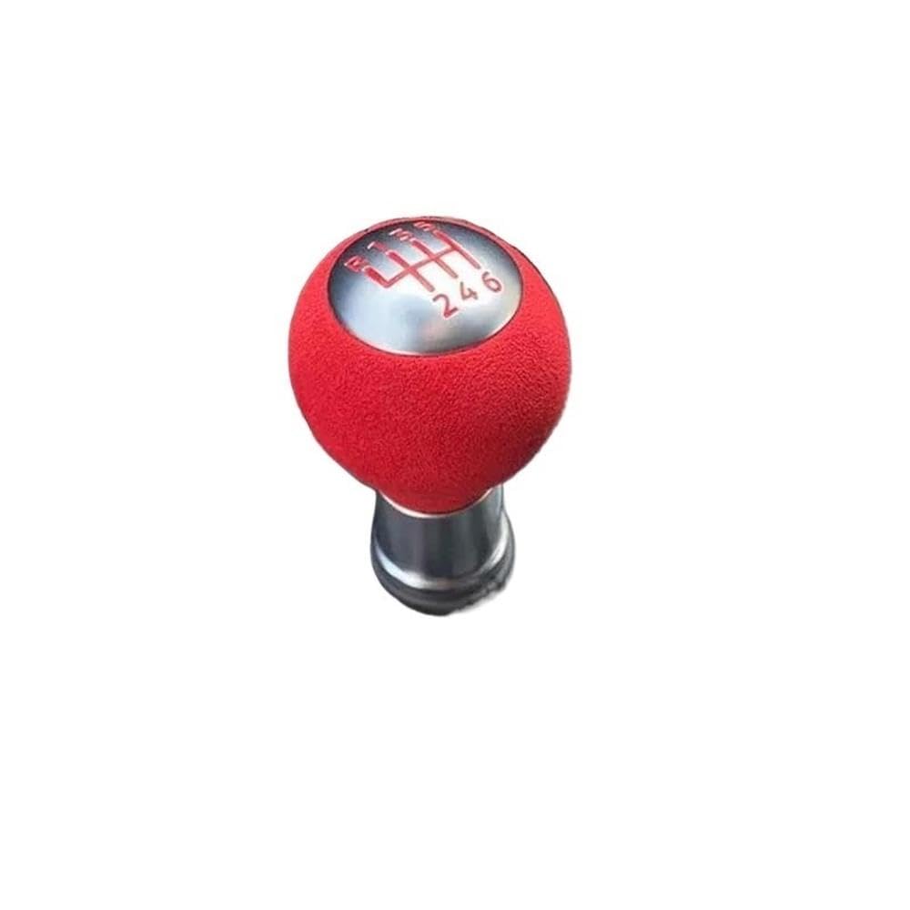 SXQPOCAR Anti Fur Leather 5 Speed 6 Speed Gear Shift Knob for Mazda MX-5 Gear Ball Head Shift Lever Head(6B)
